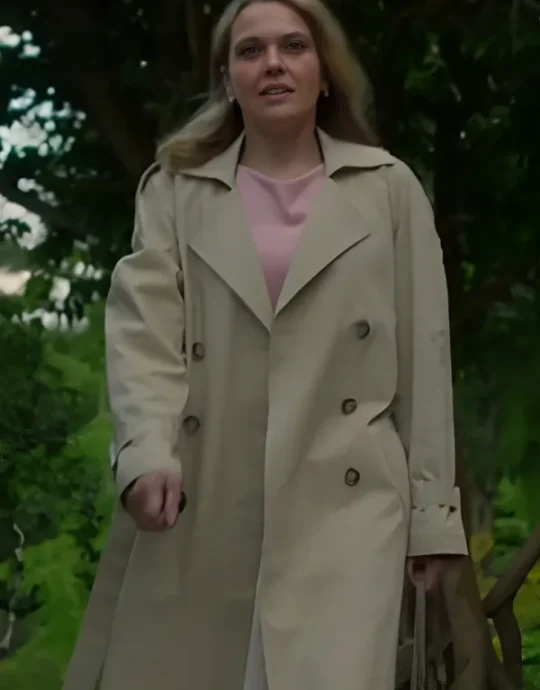 The Au Pair S01 Sally Bretton Beige Trench Coat