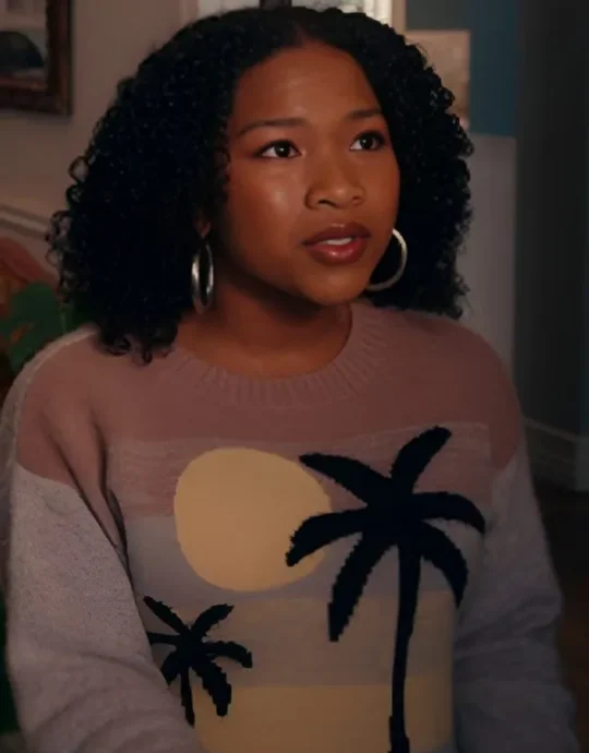 The Equalizer S05 Laya DeLeon Hayes Palm Tree Sweater