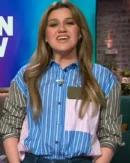 The Kelly Clarkson Show Kelly Mixed Stripe Shirt