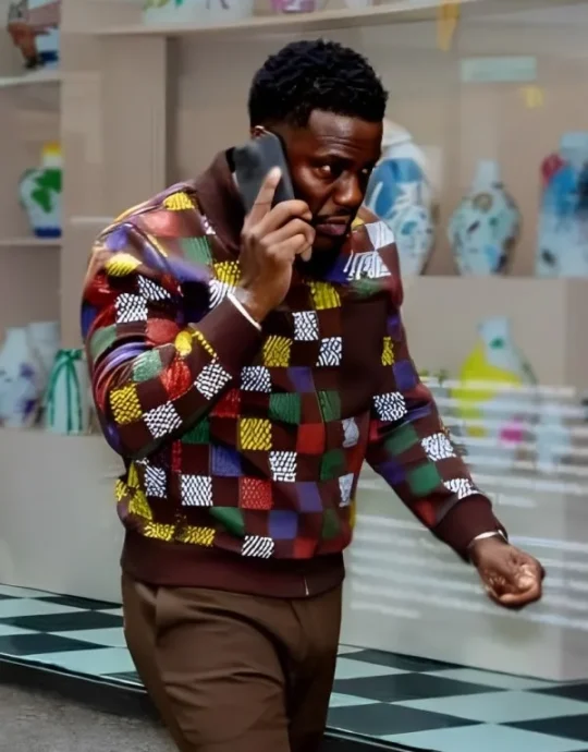 The Today Show 2025 Kevin Hart Brown Checkered Jacket
