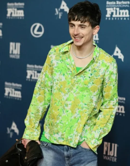 Timothée Chalamet International Film Festival Floral Shirt