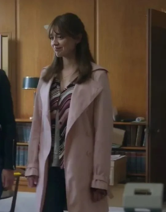 Toxic Town Aimee Lou Wood Pink Coat