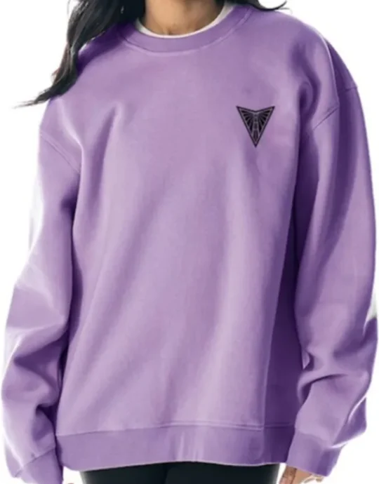 Violet Golden State Valkyries Dye Crew Sweatshirt