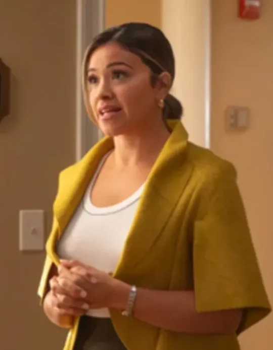 Will Trent S3 Gina Rodriguez Yellow Crop Jacket