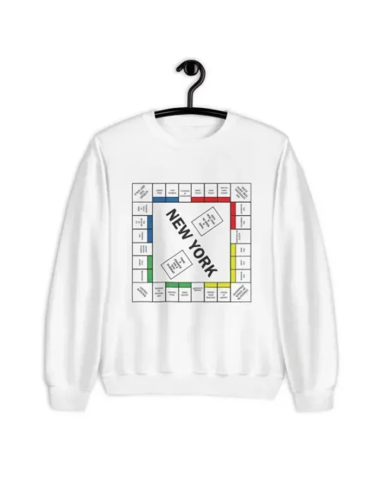 And Just Like That S02 Carrie Bradshaw New York Monopoly Sweatshirt