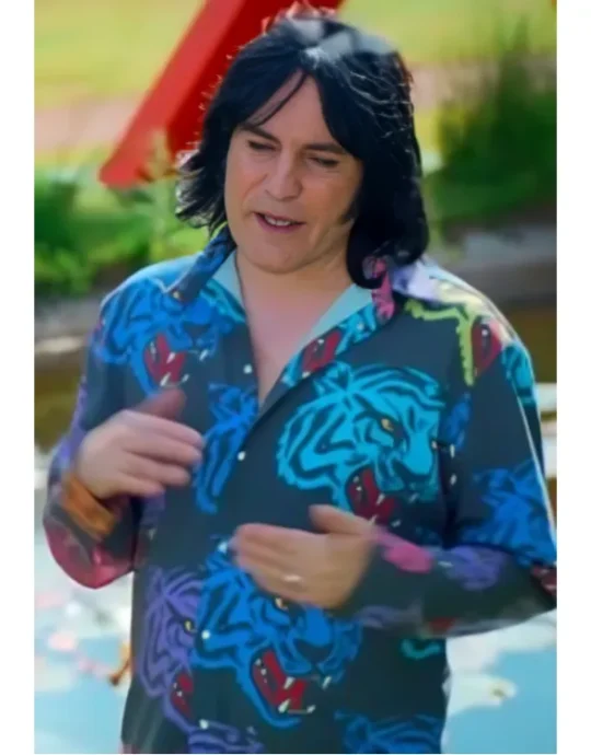 Great Celebrity Bake Off Noel Fielding Multi Color Tigers Shirt