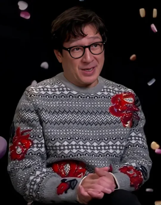 Ke Huy Quan Rose Sweater