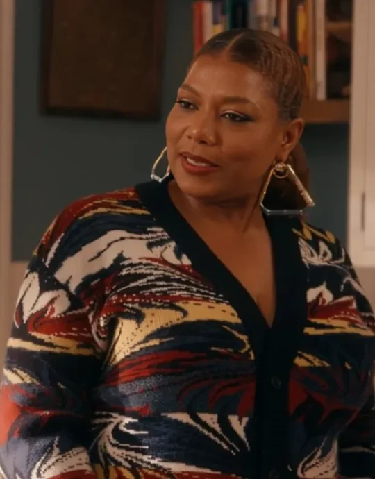 The Equalizer S05 Queen Latifah Printed Cardigan