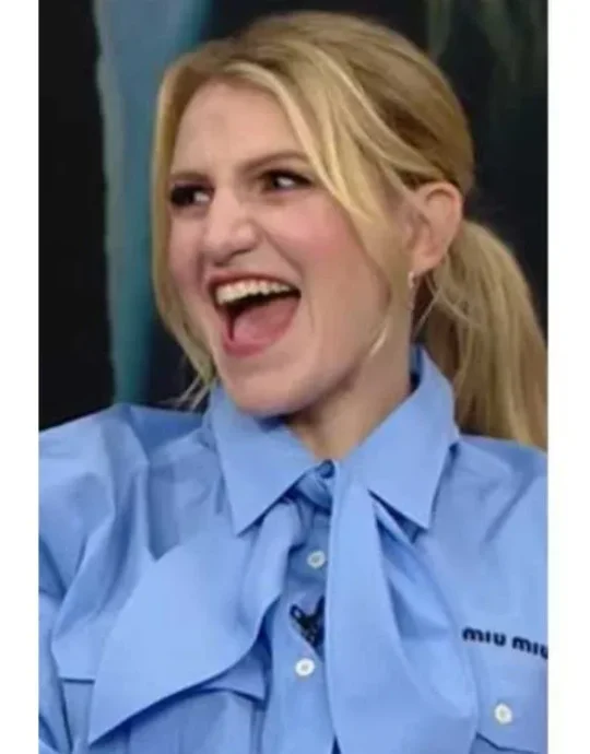 The Social 2025 Annaleigh Ashford Scarf Detail Poplin Shirt