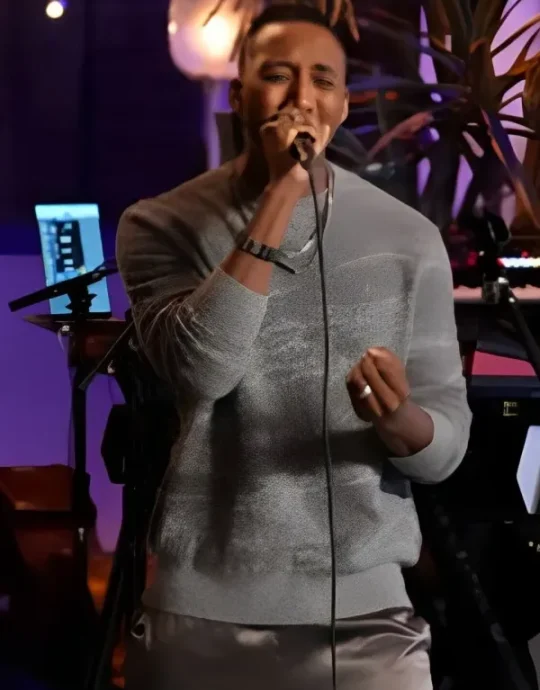 The Voice S27 Renzo Grey Printed Sweatshirt