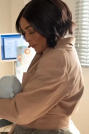 9-1-1 S08 Angela Bassett Brown Utility Jacket