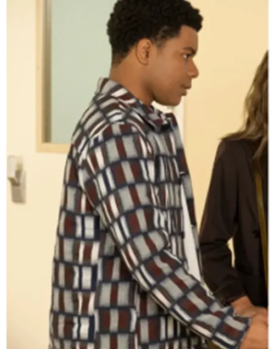 9-1-1 S08 Elijah M. Cooper Plaid Jacket