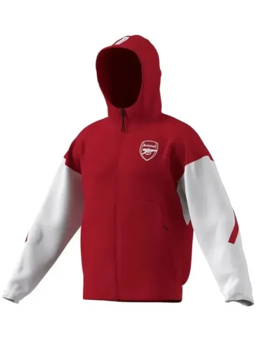 Arsenal 2025-26 Anthem Red Full-Zip Jacket
