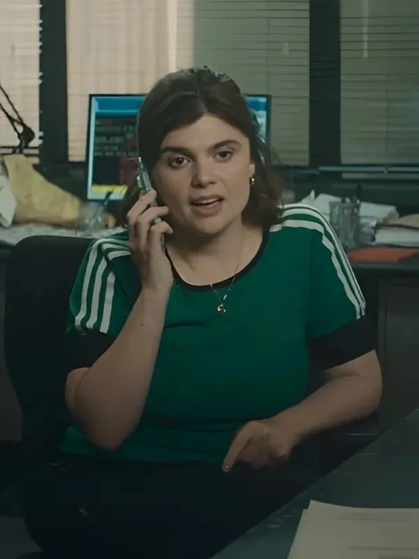 Death Valley S01 Gwyneth Keyworth Green Shirt