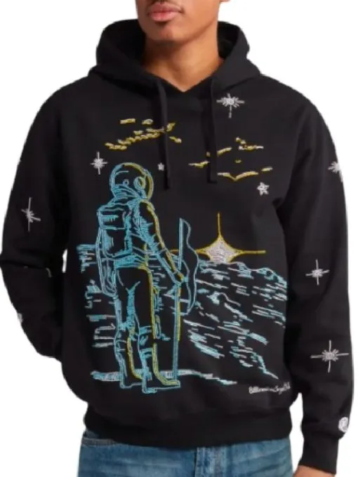 Forever S01 Michael Cooper Jr. Black Astronaut Hoodie - Image 2
