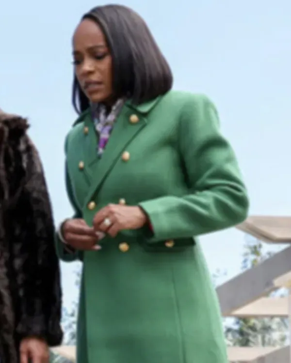 Grosse Pointe Garden Society S01 Aja Naomi King Green Coat