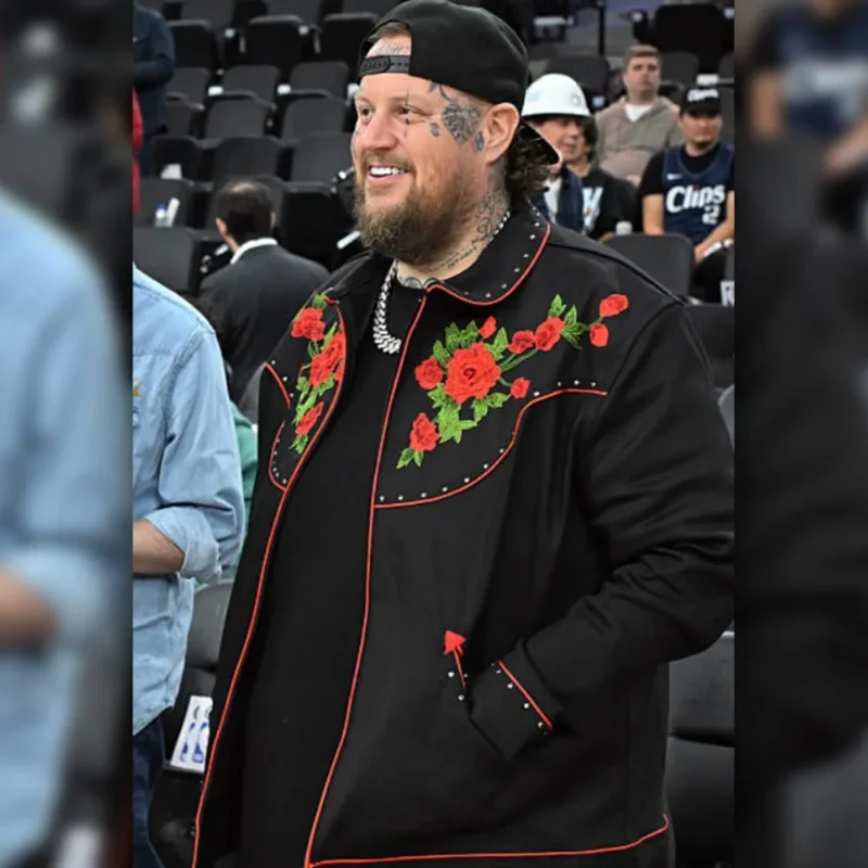 Jelly Roll LA Black Floral Jacket 2025