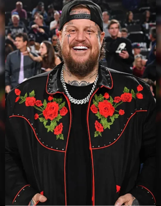 Jelly Roll LA Black Floral Jacket