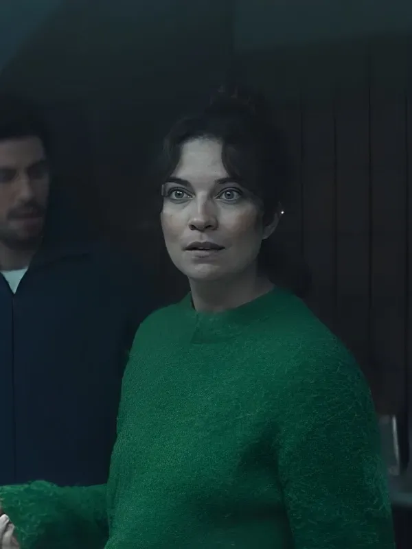 Nine Perfect Strangers Annie Murphy Green Sweater