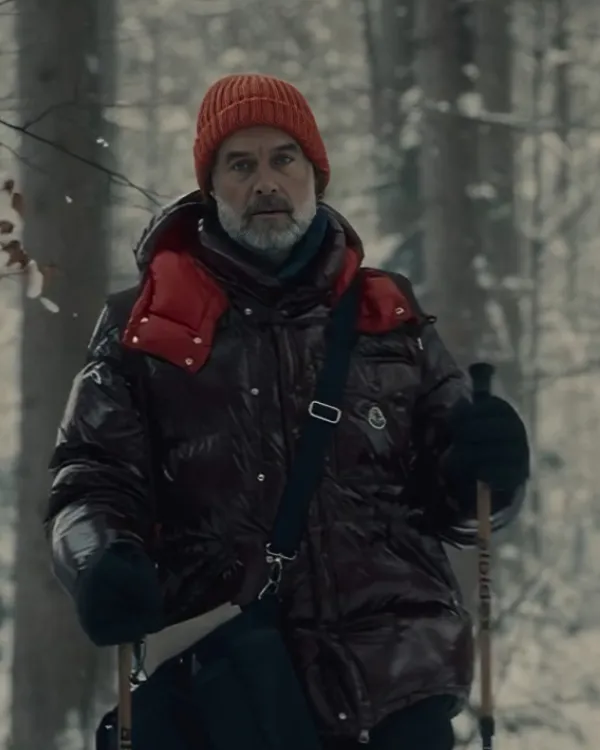 Nine Perfect Strangers Michael Shannon Burgundy Jacket