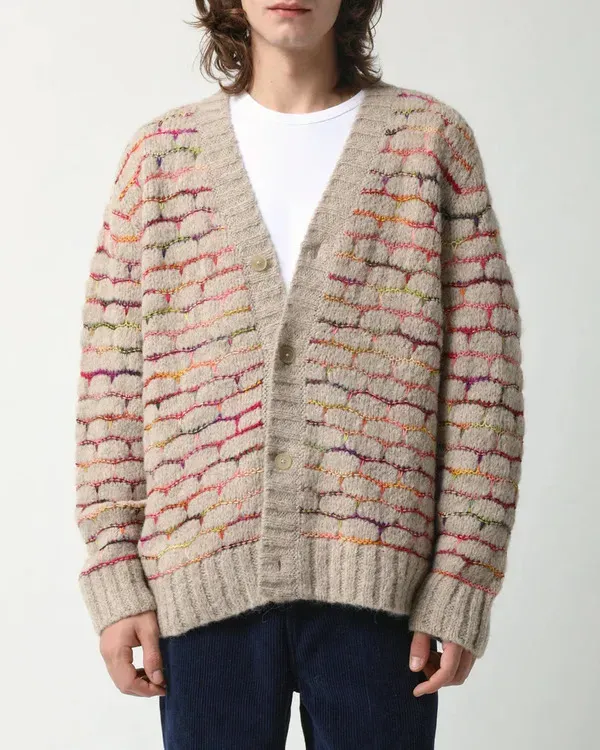 No Good Deed 2024 O-T Fagbenle Beige Cardigan