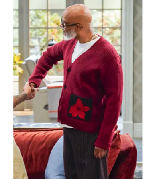 Poppas House S01 Damon Wayans Flower Pocket Cardigan