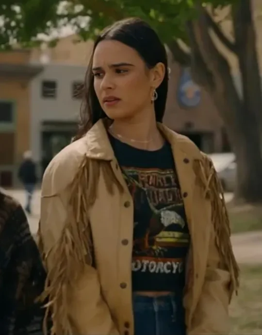 Ransom Canyon S01 Ellie Catawnee Fringe Jacket