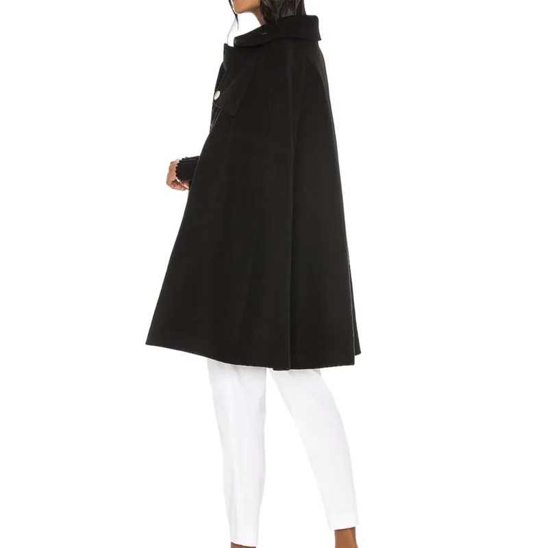 Small Achievable Goals Kris Fine Cape Black Coat