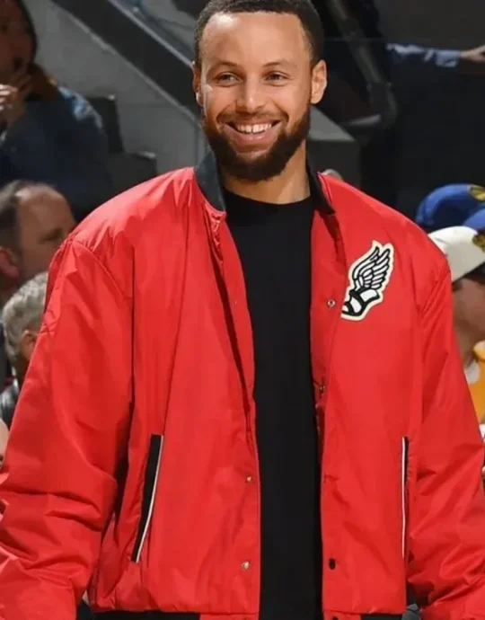 Steph Curry Red Jacket