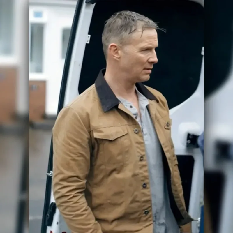 The Feud Rupert Penry-Jones Brown Jacket