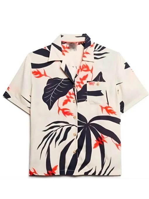The Feud S01 Jamie-Lee O’Donnell 2025 Leaf Print Shirt