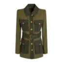 The Traitors US S03 Chrishell Stause Green Patch Pocket Jacket