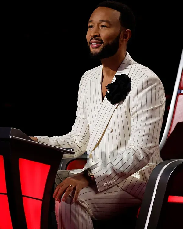 The Voice Pinstripe Suit