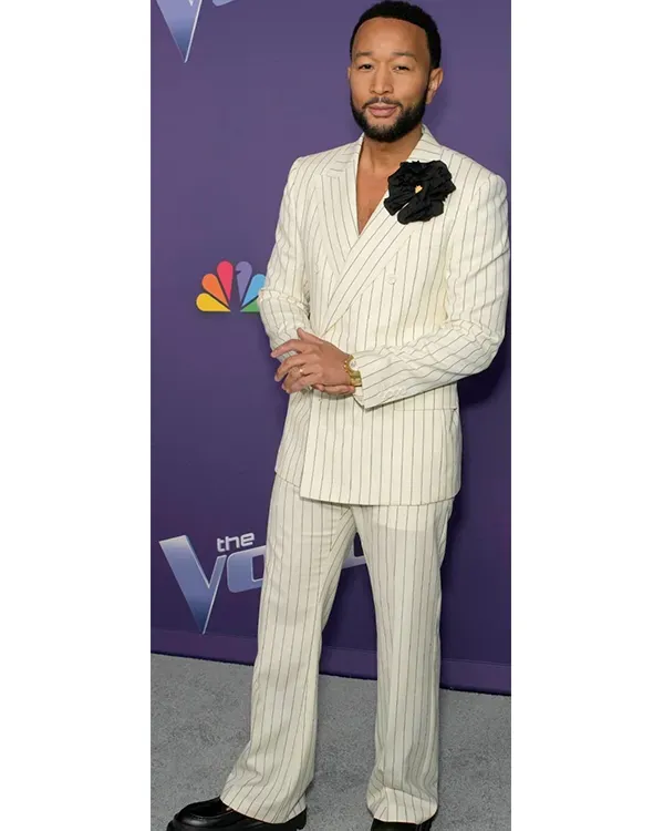 The Voice S25 Pinstripe Suit 2025