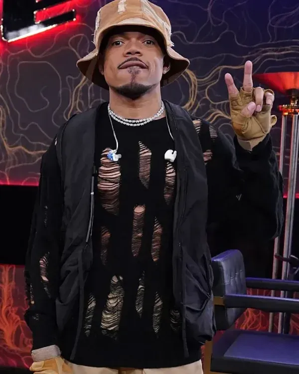 The Voice S27 Chance The Rapper Finale Black Vest 2025