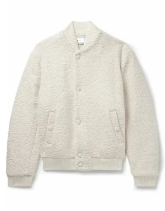 The Voice S27 John Legend Brandon Boucle Bomber White Jacket