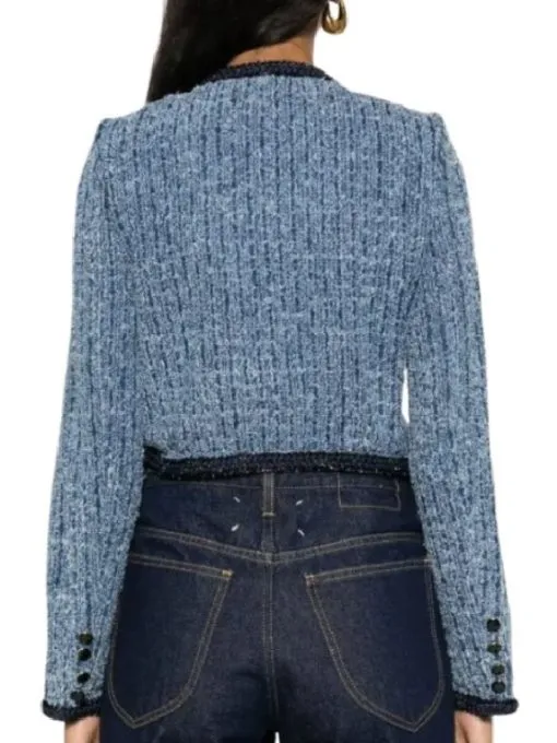 The Waterfront Danielle Campbell Denim Cropped Jacket 2025