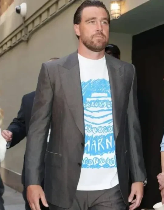 Travis Kelce Amazon 2025 Upfront Blazer