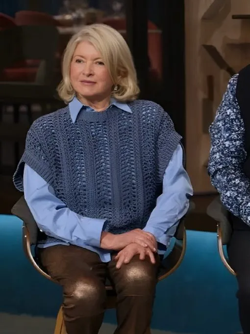 Yes Chef Martha Stewart Net Sweater