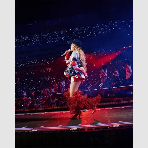 Beyonce Michael Hoban Flag Jacket
