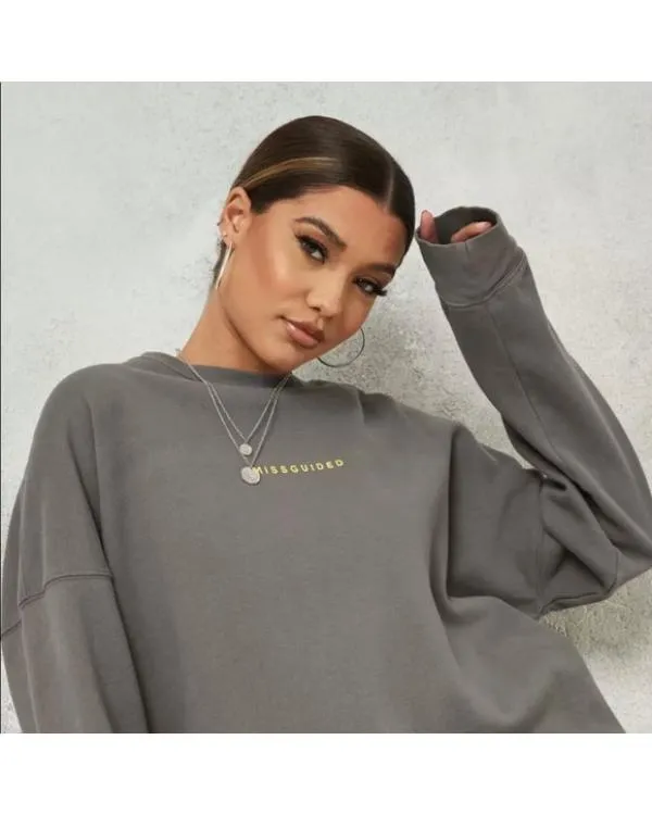 Call Her Alex Alex Cooper Grey Sweatshirt