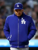 Dave Roberts LA Dodgers Blue Bomber Jacket