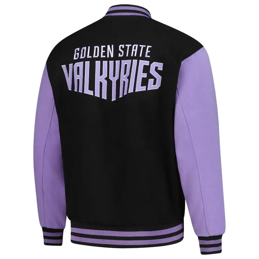 Golden State Valkyries Varsity Black Jacket