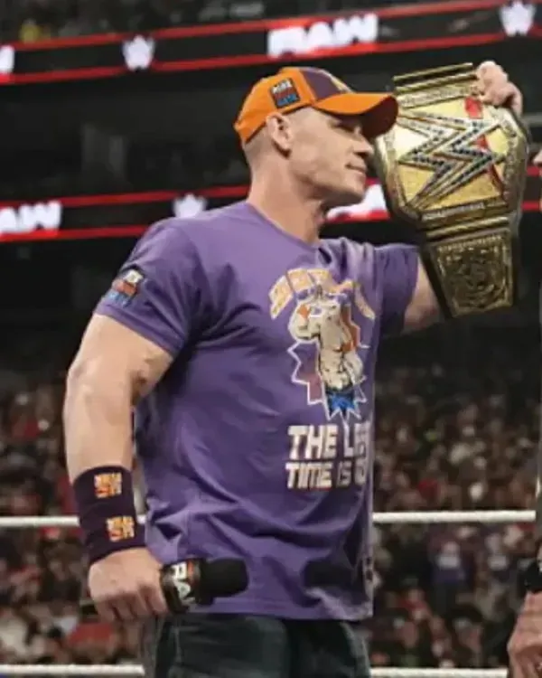 John Cena Monday Night RAW Purple T-Shirt 2025