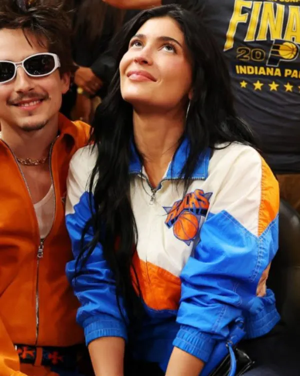 Kylie Jenner Knicks Game Jacket