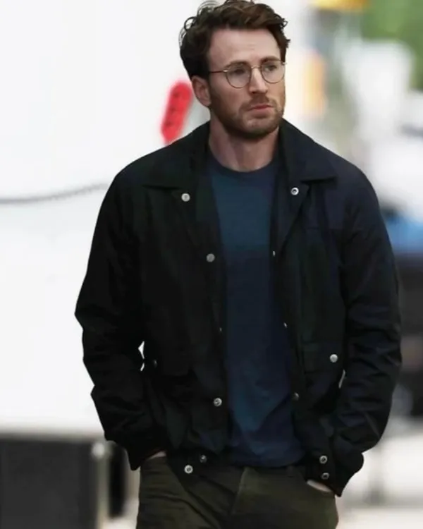 Materialists Chris Evans Black Jacket 2025
