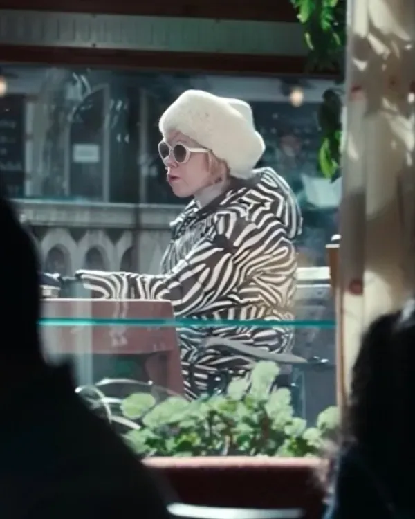 Nine Perfect Strangers Christine Zebra Ski Coat