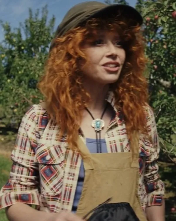 Poker Face Natasha Lyonne Checkered Shirt