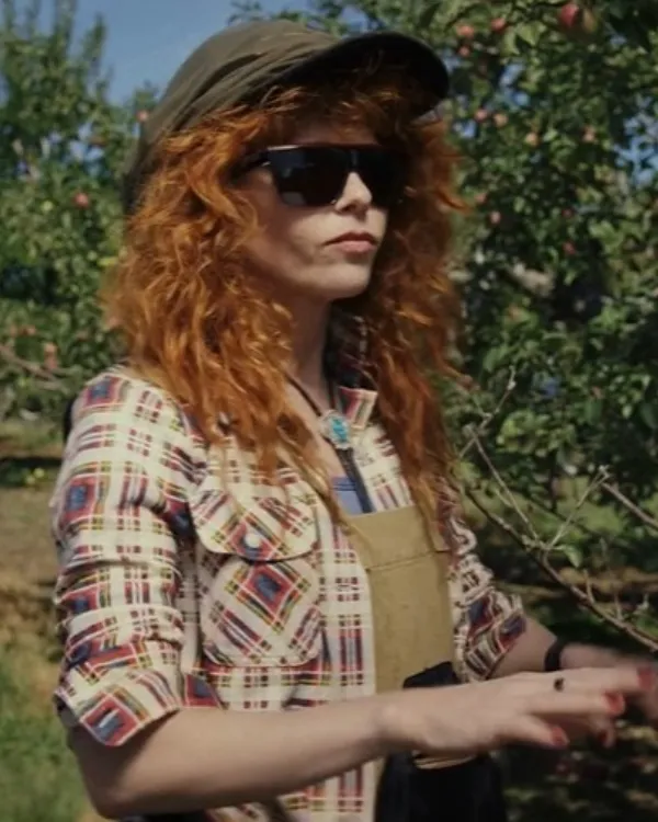 Poker Face S02 Natasha Checkered Shirt