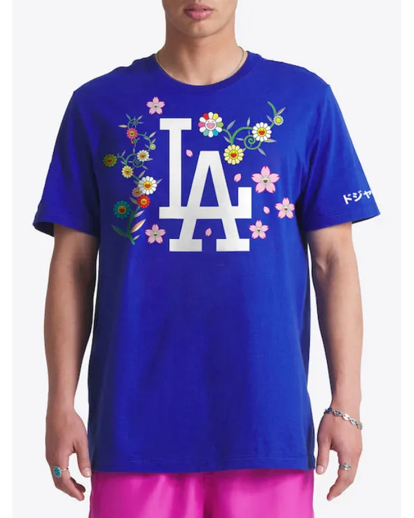 Takashi Murakami LA Dodgers Blue T-Shirt